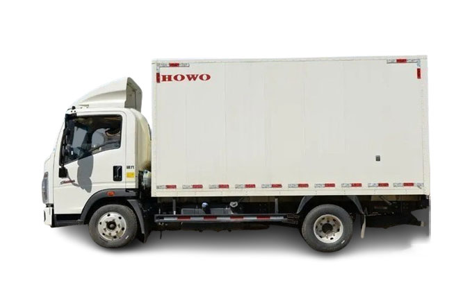 Sinotruk Howo 4x2 Van Truck Light Cargo Truck